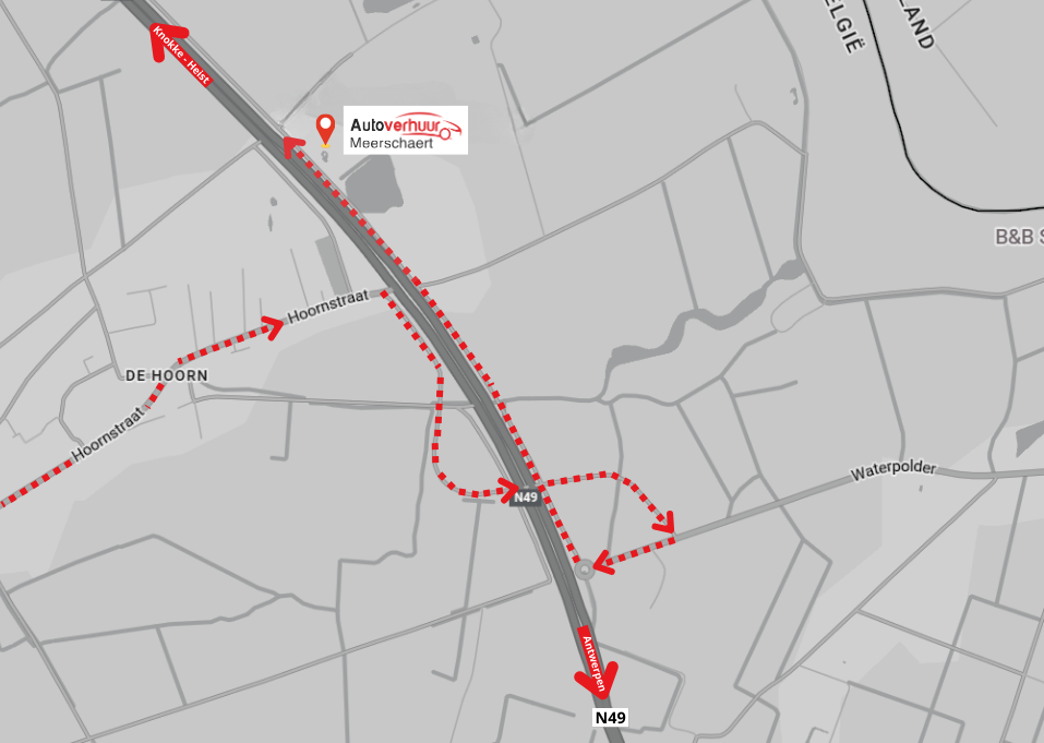 You are coming from Moerkerke / Sint-Rita